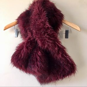 Rachel Zoe faux fur stole